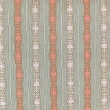 Far Out Fabric in Soft Green & Terracotta