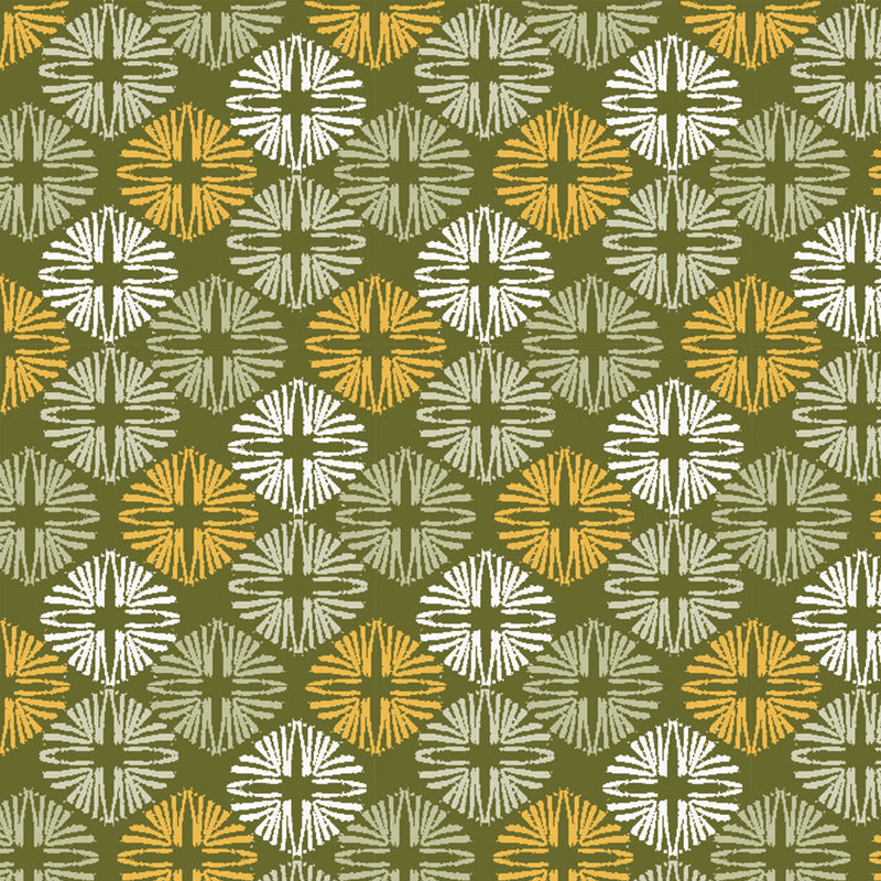 Foxy Fabric in Olive