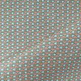 ‘Lay it on’ Fabric in Terracotta & Lichen