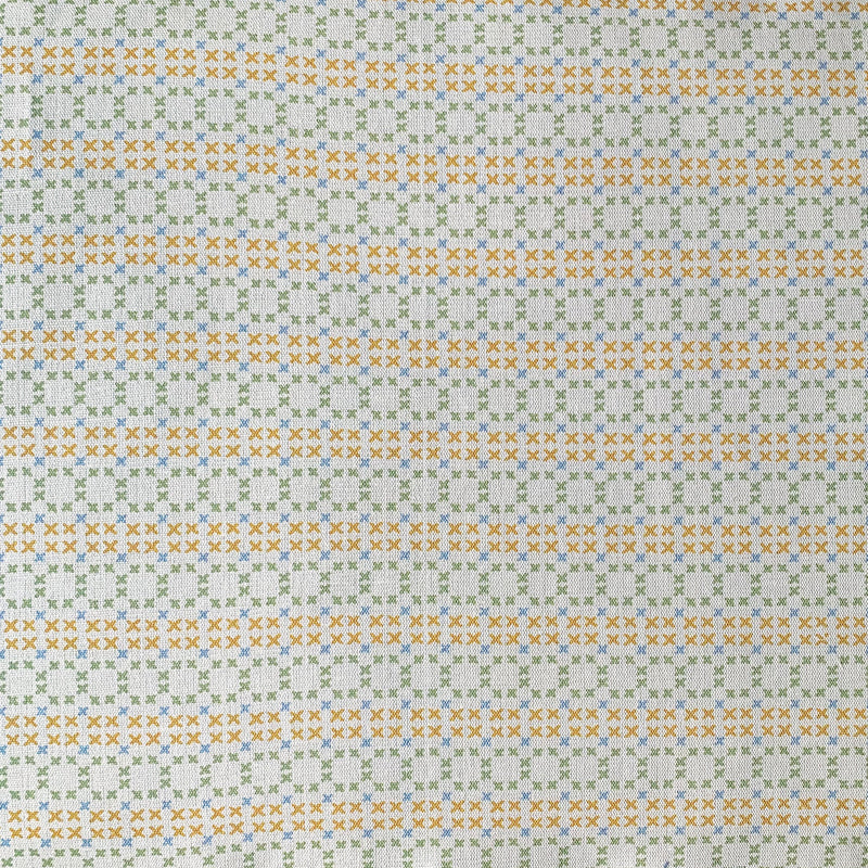 ‘Submarine Races’ Fabric in Ochre & Olive